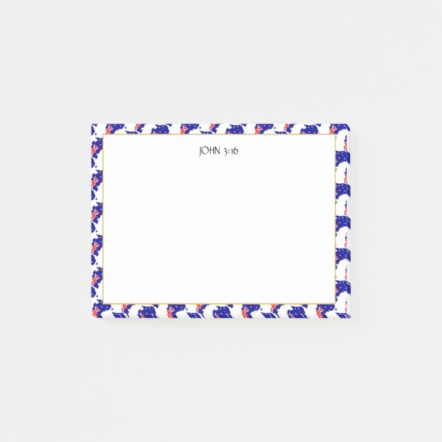 AUSTRALIA Christian Scripture Post-it Notes (Front)