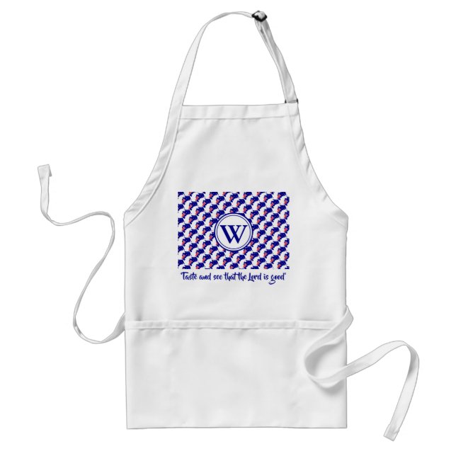 AUSTRALIA Christian | Taste and See | Monogram Standard Apron (Front)