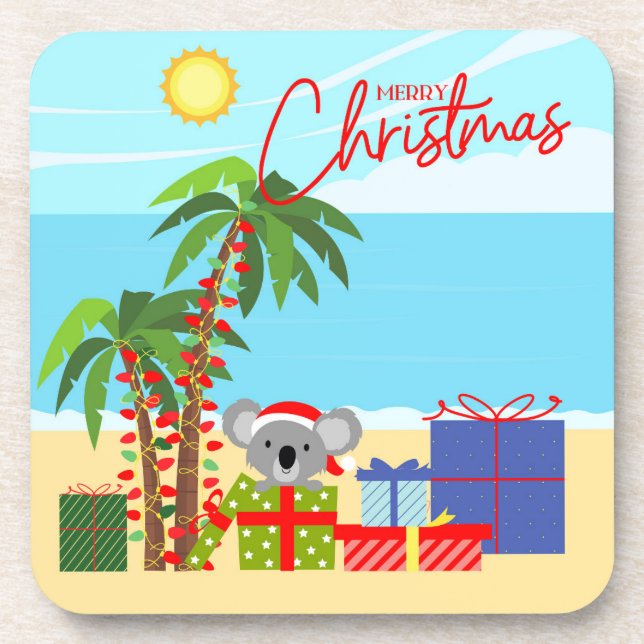 Australia Christmas Coaster (Front)