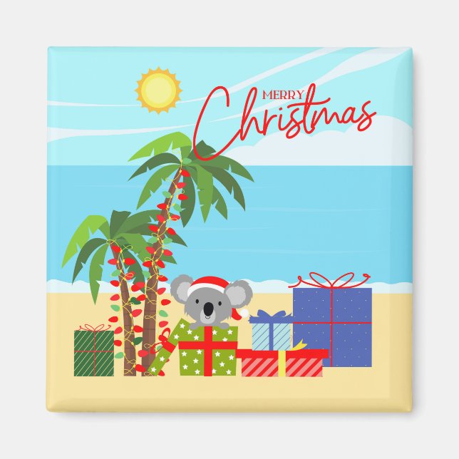 Australia Christmas Magnet (Front)