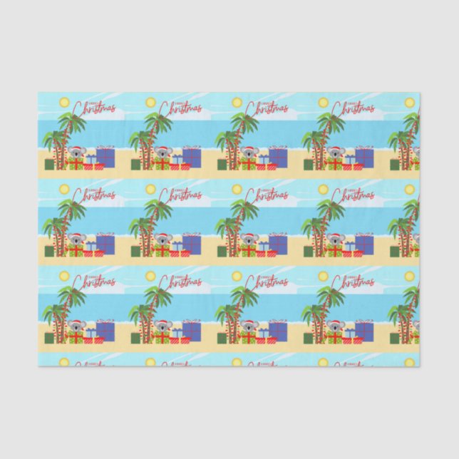 Australia Christmas Tissue Paper (Front)