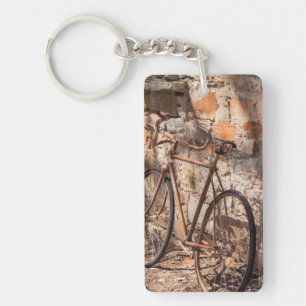 Australia, Clare Valley, Sevenhill, old bicycle Key Ring
