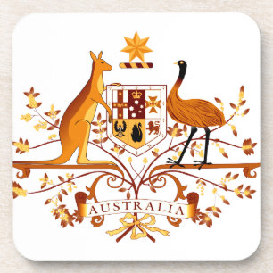 Australia COA Brown Coaster