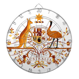 Australia COA Brown Dartboard