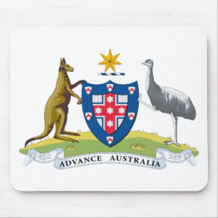 Australia Coat of Arms (1908) Mouse Pad