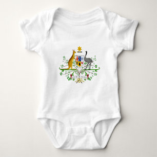 Australia Coat Of Arms Baby Bodysuit