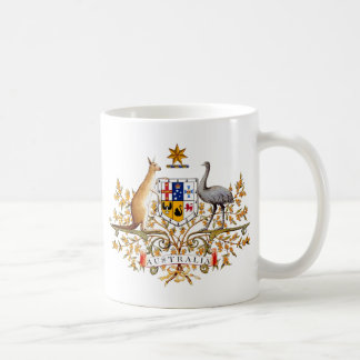 Australia coat of arms coffee mug