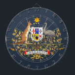 Australia Coat of Arms Dartboard<br><div class="desc">Coat of Arms of Australia.</div>