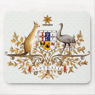 Australia Coat of Arms detail Mouse Pad