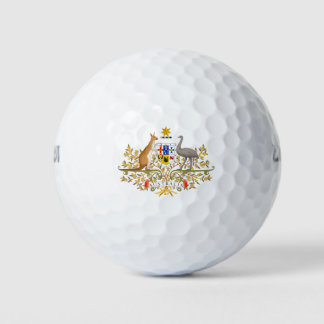 Australia Coat of Arms Golf Balls