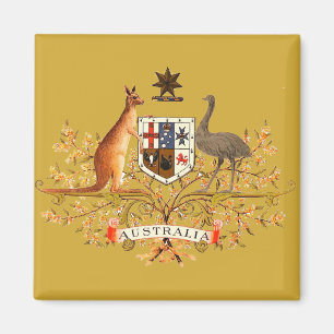 australia coat of arms magnet