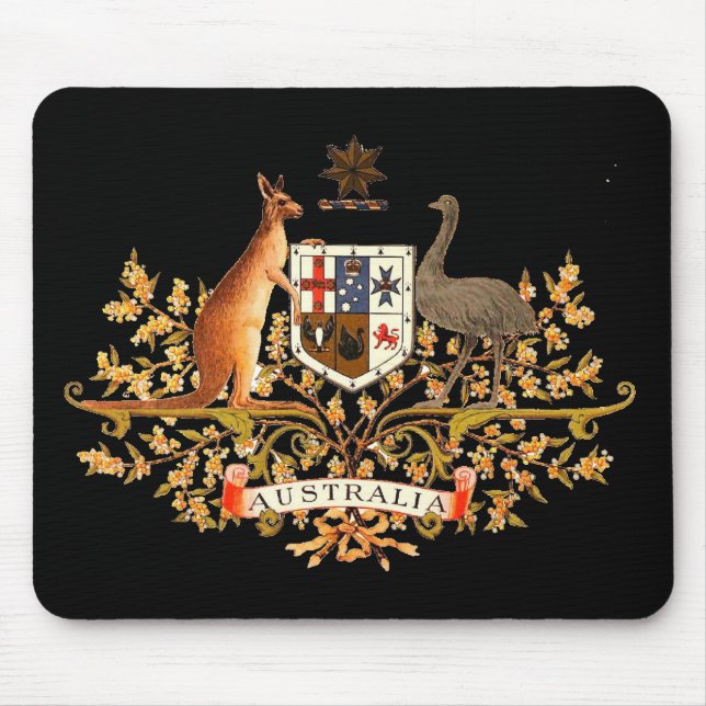 australia coat of arms mouse pad (Front)