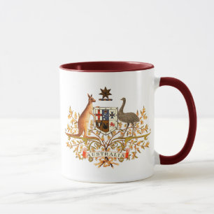 australia coat of arms mug