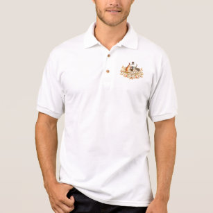 australia coat of arms polo shirt