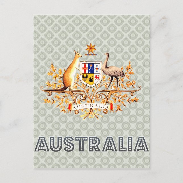 Australia Coat of Arms Postcard (Front)