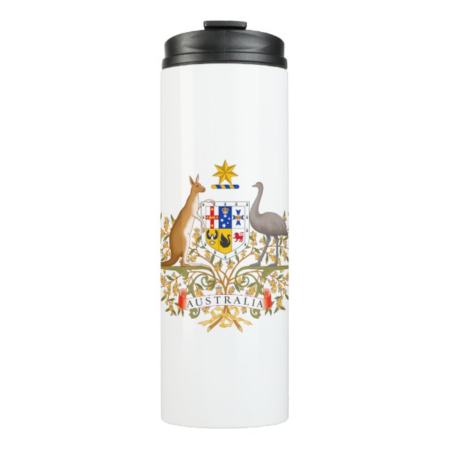 australia coat of arms thermal tumbler (Front)
