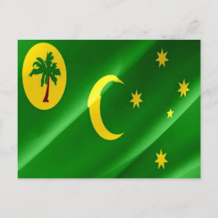 Australia - Cocos (Keeling) Islands - Flag - Postcard