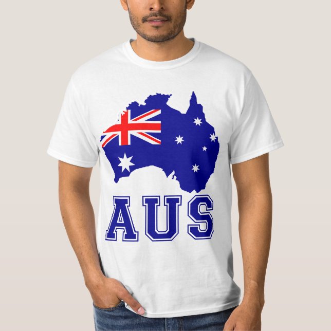 Australia Continent T-Shirt (Front)