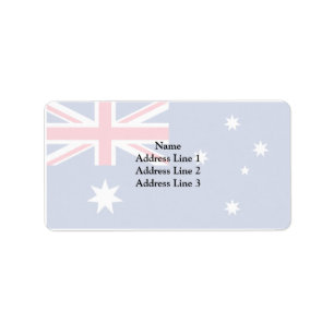 Australia (Converted), Australia flag Label