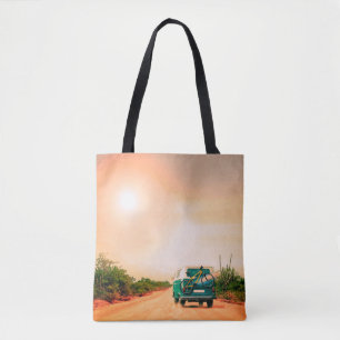 Australia, Coral Bay, May 16, 2018. Travelling cam Tote Bag