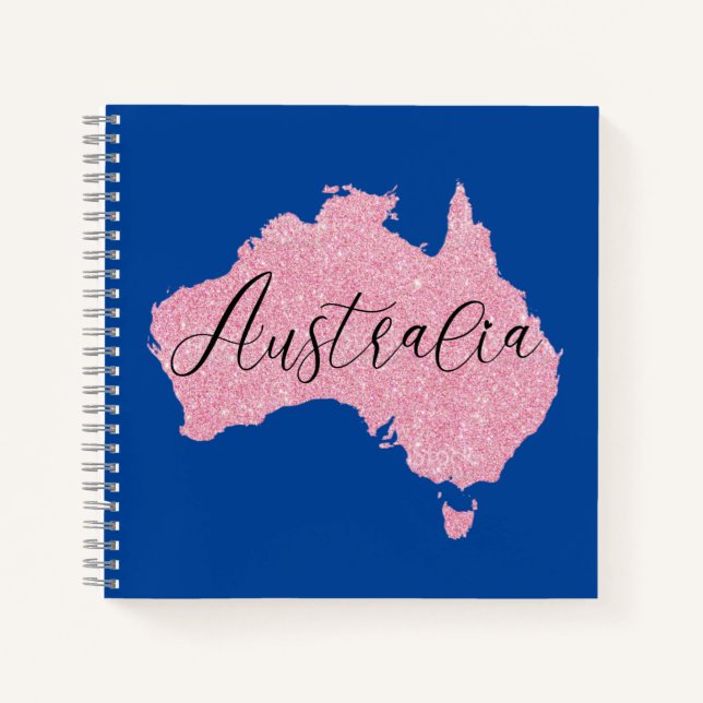 Australia Country Shining Colour     Notebook (Front)