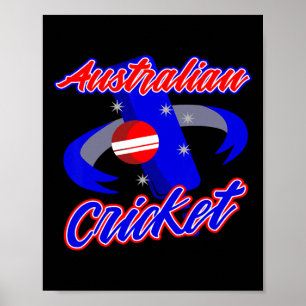 Australia Cricket Player Coach Jersey Sports Gift Poster