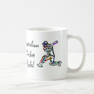 Australia cricket rocks flag mug