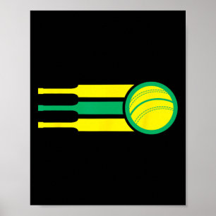Australia Cricket Team Australia Cricket Fan Flag  Poster