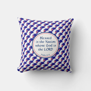 AUSTRALIA Custom Scripture Australian Flag Cushion