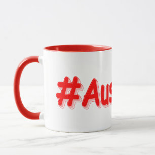 "#Australia" Cute Design. Buy Now Mug