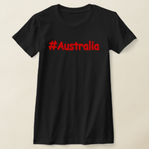 "#Australia" Cute Design. Buy Now T-Shirt