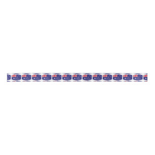 Australia Day Flag Satin Ribbon