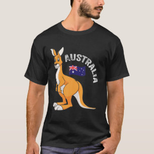Australia Day Funny Australian Kangaroo Vintage T-Shirt