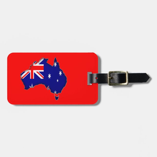 Australia Day Luggage Tag (Front Horizontal)