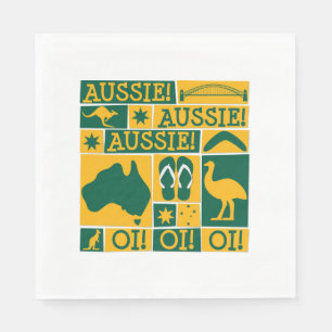 Australia Day Napkin