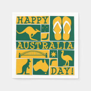 Australia Day Napkin