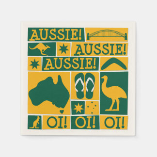 Australia Day Napkin