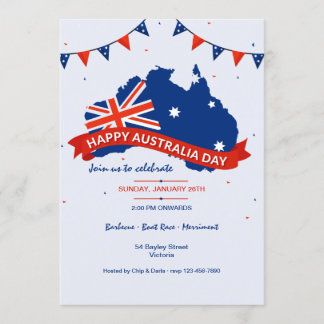 Australia Day Party Invitation