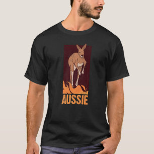 Australia Day Patriotic Australian Kangaroo Austra T-Shirt