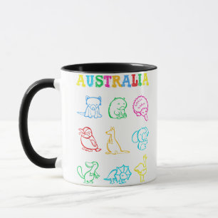Australia Day Toddler Shirt Funny Animals Australi Mug