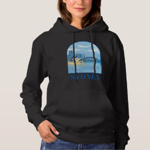 Australia Day  Tourists Australian Retro Happy Tra Hoodie