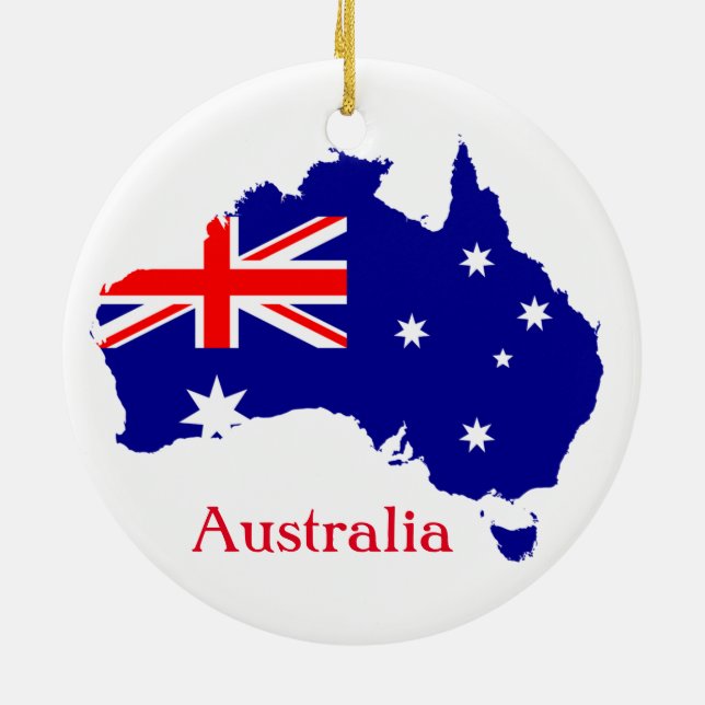Australia Design Ceramic Ornament (Back)