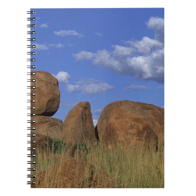 Australia, Devil's Marbles. Spherical sandstone Notebook (Front)