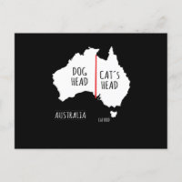 Australia Dog Head Cat's Head