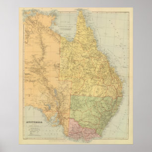 Australia East Poster