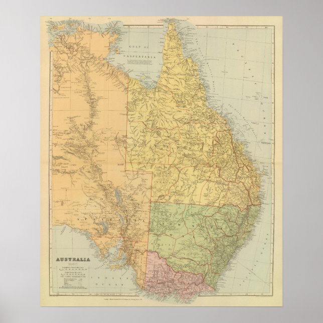 Australia East Poster (Front)