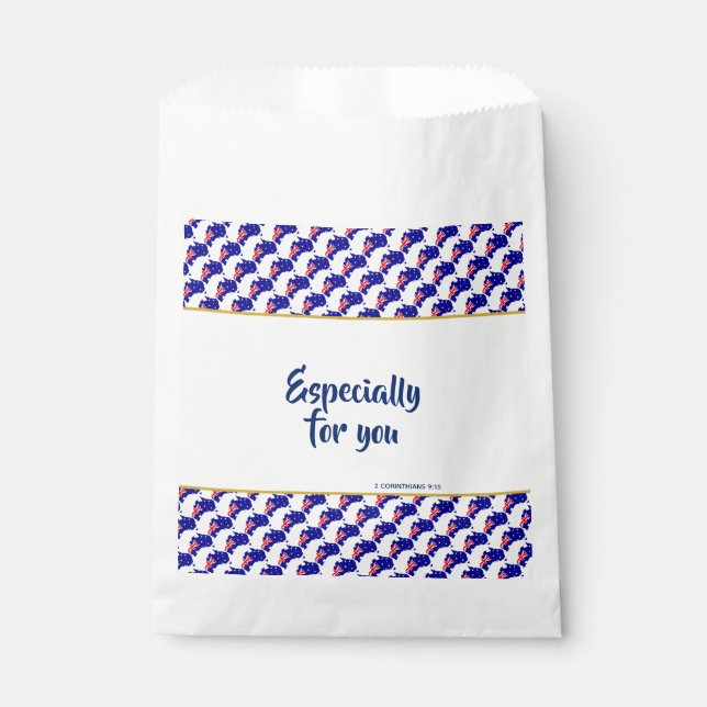 AUSTRALIA Especially For You Christian Scripture Favour Bag (Front)