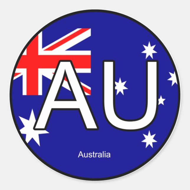 Australia Euro Sticker (Front)