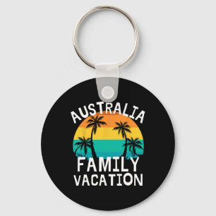 Australia Family Vacation Funny Trip Men Women Kid Key Ring