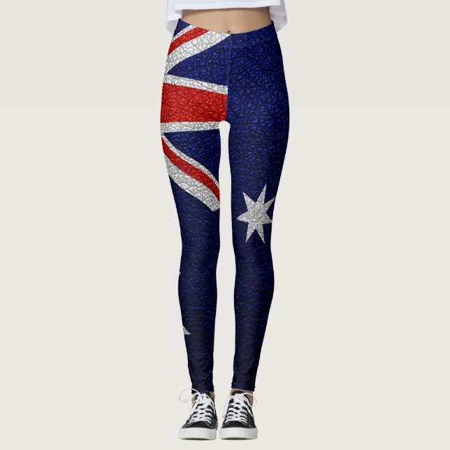 Australia Flag #2 Leggings (Front)